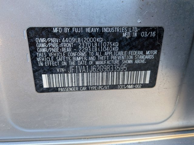 Used 2016 Subaru WRX Limited image 15