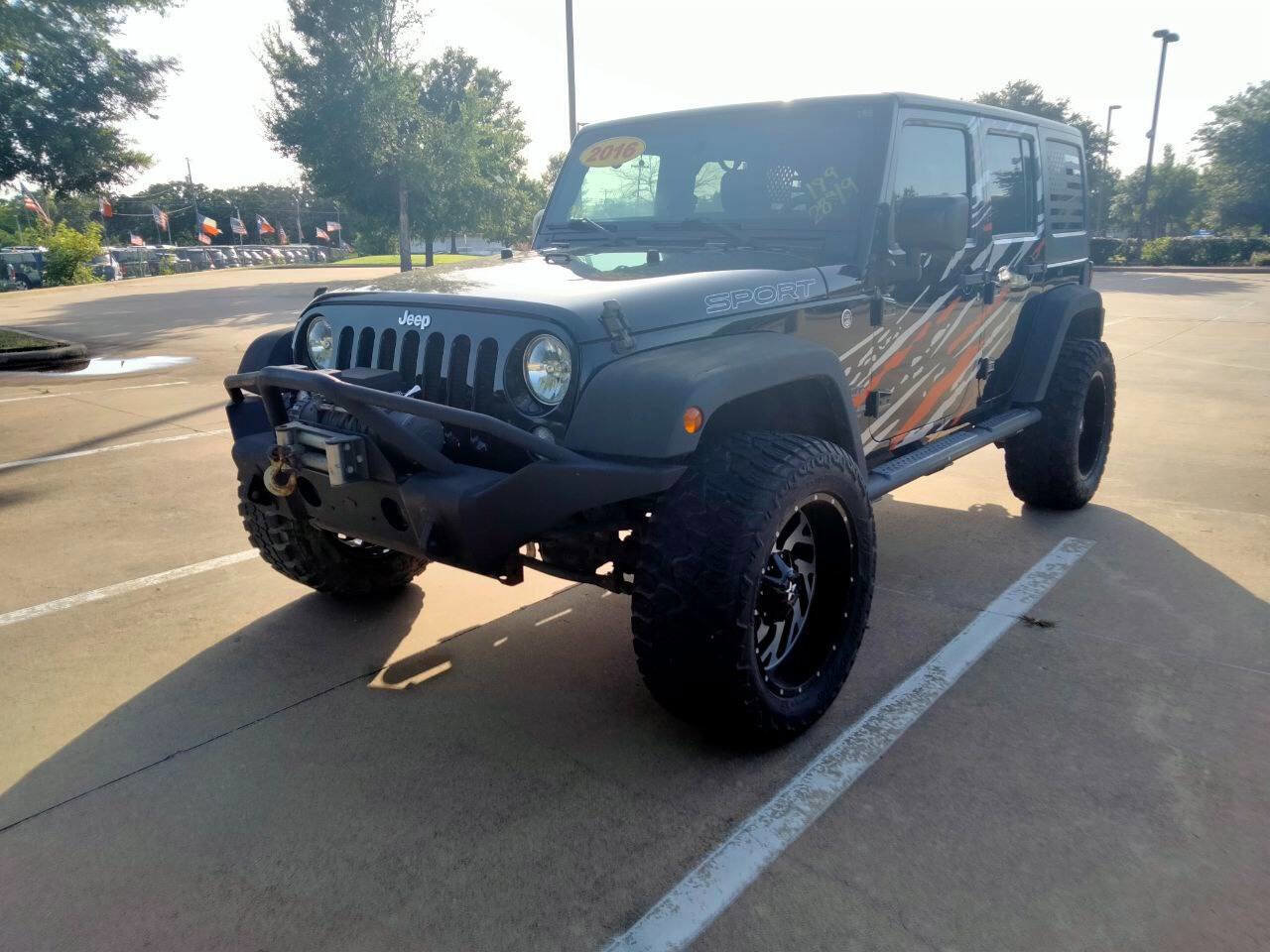 Used 2016 Jeep Wrangler Unlimited Sport w/ Quick Order Package 24S