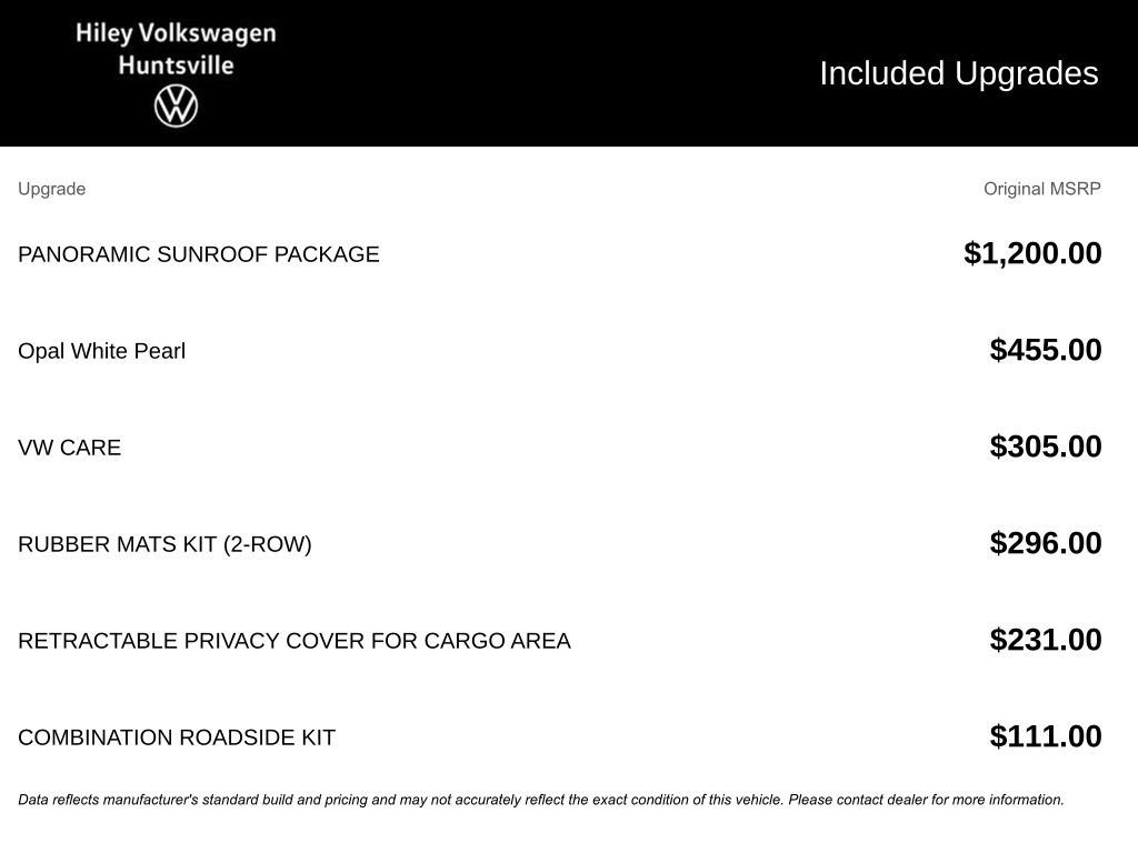 Certified 2026 Volkswagen Atlas SE w/ Panoramic Sunroof Package image 9