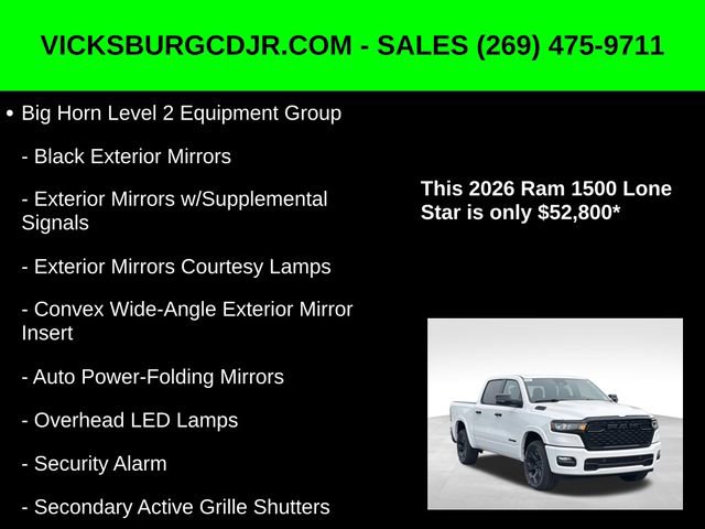 New 2026 RAM 1500 4x4 Crew Cab image 22