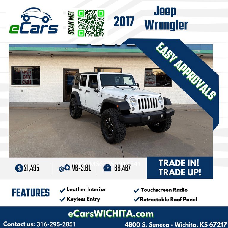 Used 2017 Jeep Wrangler Unlimited Sport w/ Quick Order Package 24S