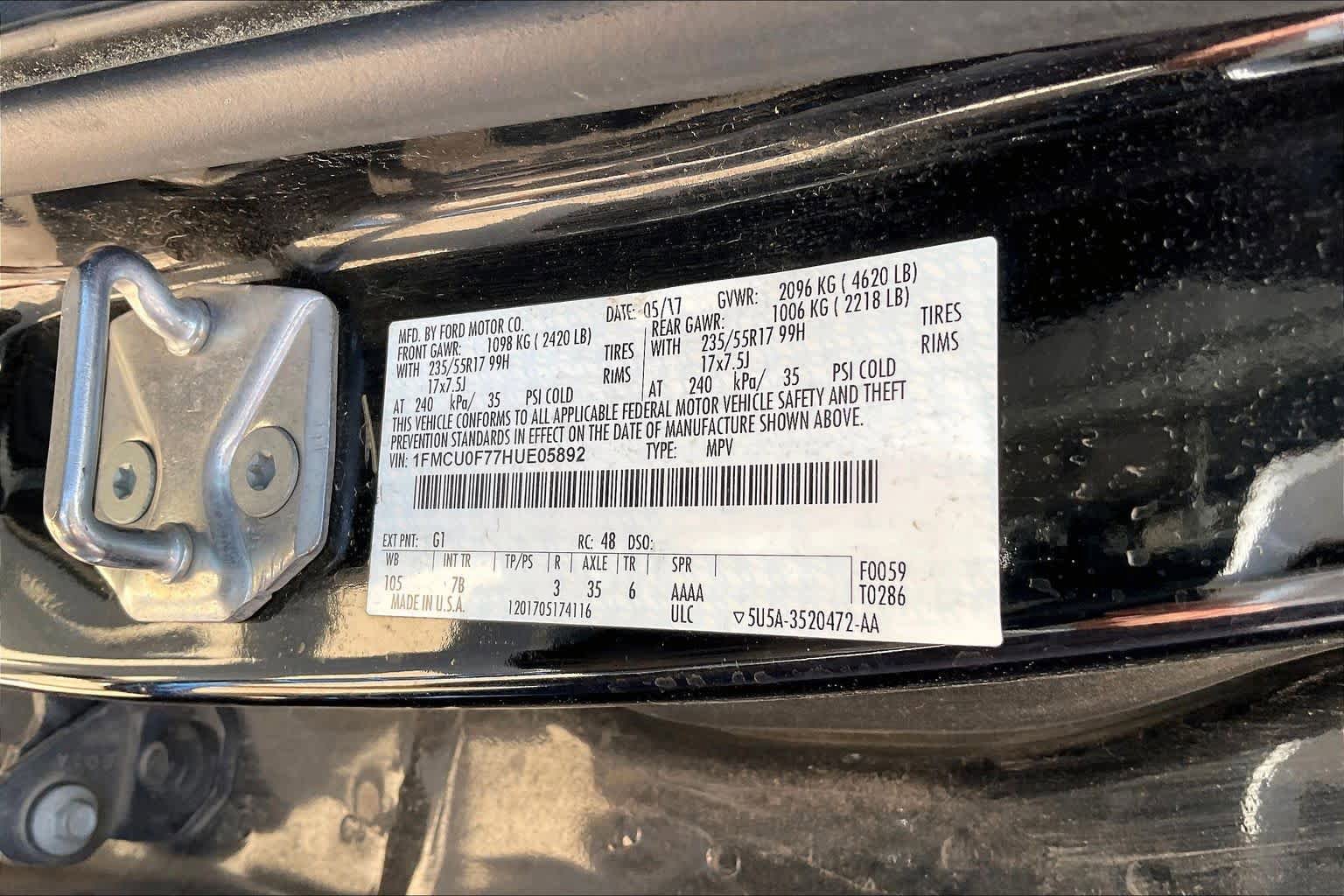 Used 2017 Ford Escape S FWD image 33