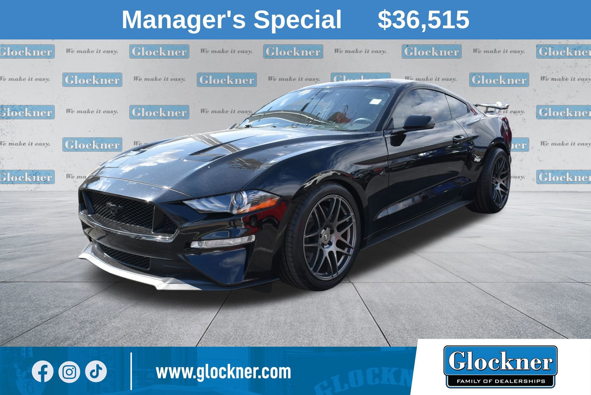 Certified 2021 Ford Mustang GT Premium w/ Equipment Group 401A image 1