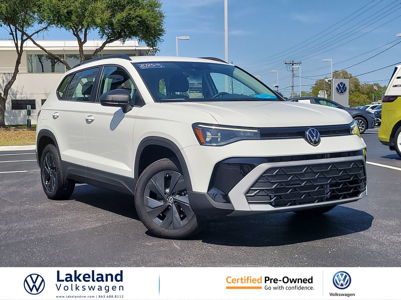 Certified 2025 Volkswagen Taos S FWD image 1