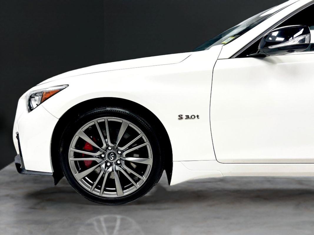 Used 2019 INFINITI Q50 Red Sport 400 w/ Sensory Package AWD/4WD image 66