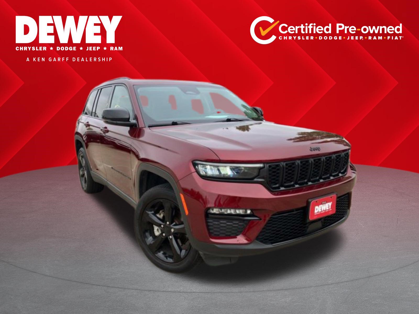 Certified 2023 Jeep Grand Cherokee Limited w/ Black Appearance Package