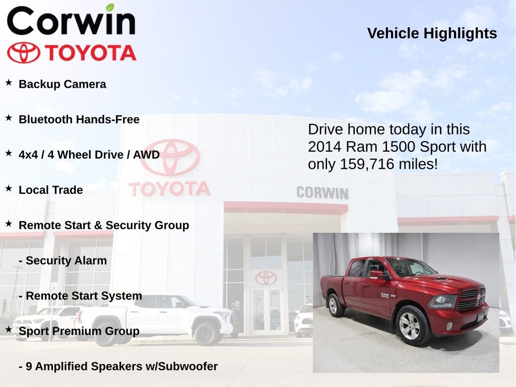 Used 2014 RAM 1500 Sport w/ Sport Premium Group AWD/4WD image 6