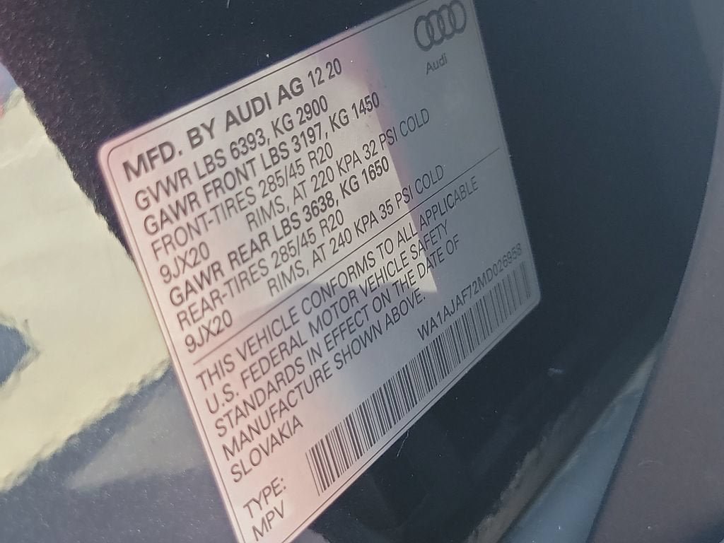 Used 2021 Audi Q7 2.0T Premium w/ Convenience Package AWD/4WD image 35