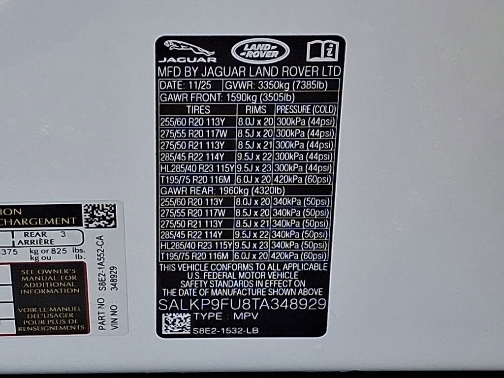 New 2026 Land Rover Range Rover SE AWD/4WD image 16