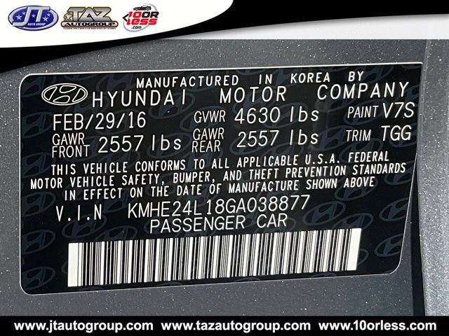 Used 2016 Hyundai Sonata SE FWD image 20