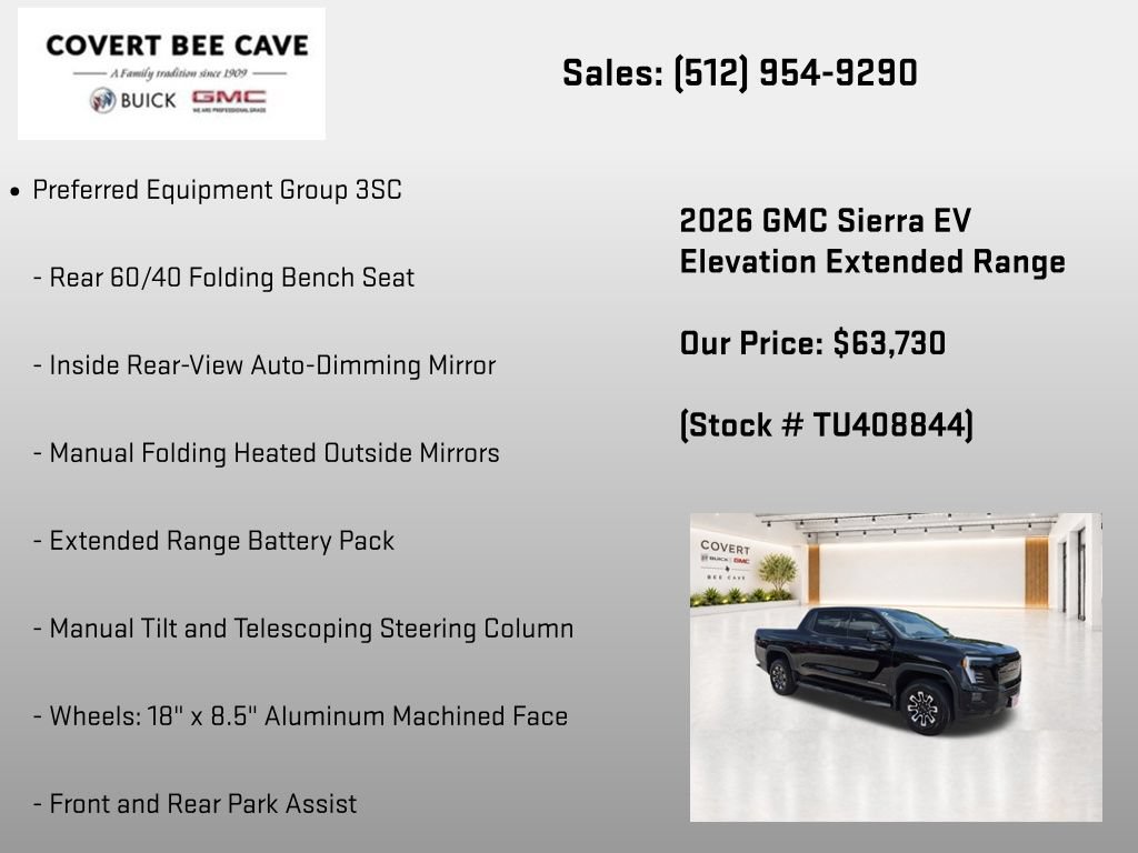 New 2026 GMC Sierra EV Elevation AWD/4WD image 7