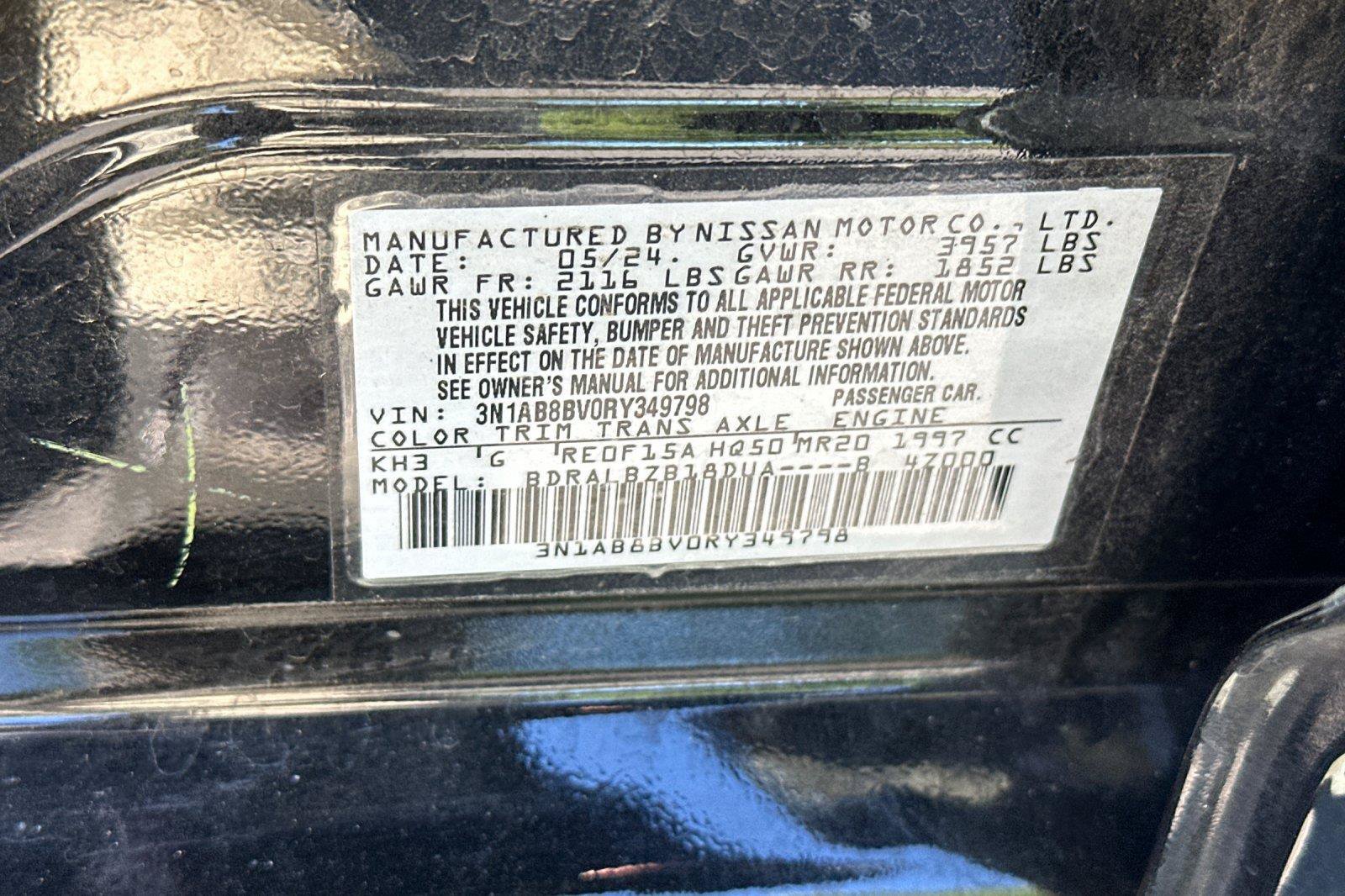 Certified 2024 Nissan Sentra S FWD image 26