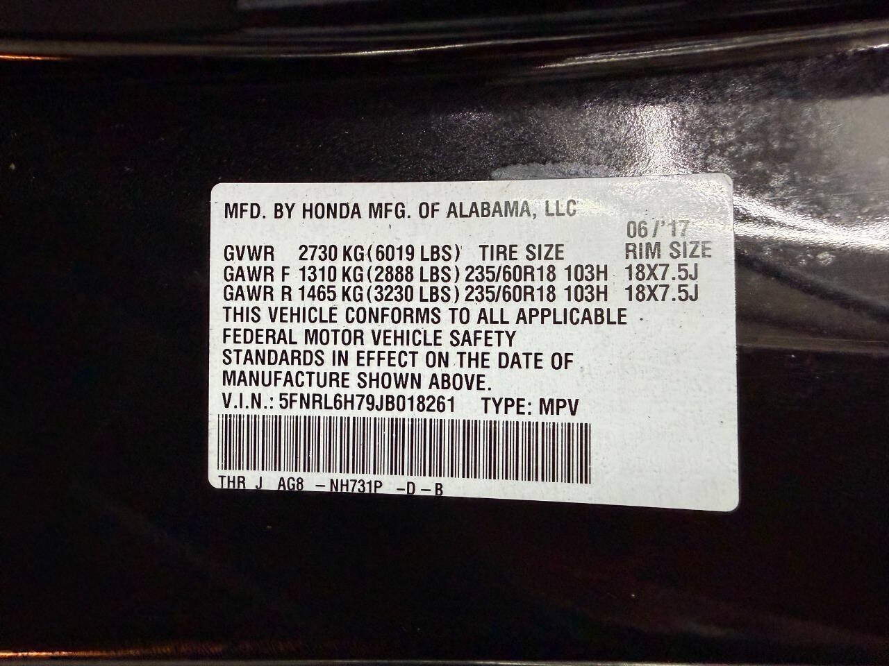 Used 2018 Honda Odyssey EX-L image 30