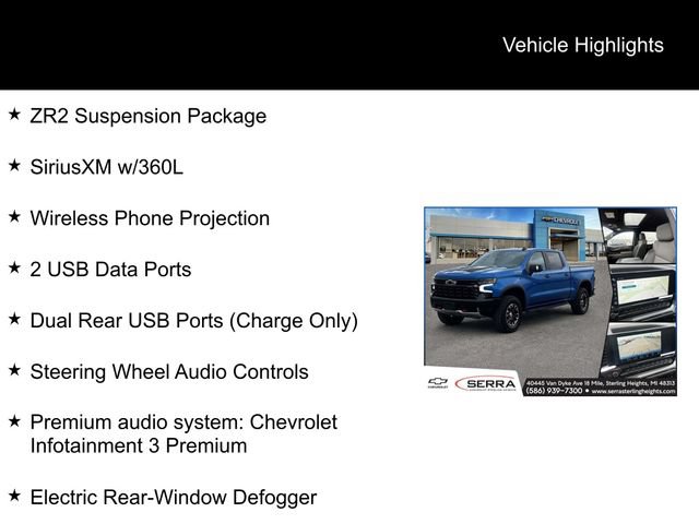 Certified 2023 Chevrolet Silverado 1500 ZR2 w/ Technology Package AWD/4WD image 5