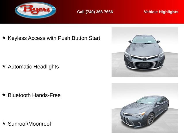 Used 2018 Toyota Avalon XLE Premium w/ All Weather Liner Package image 13