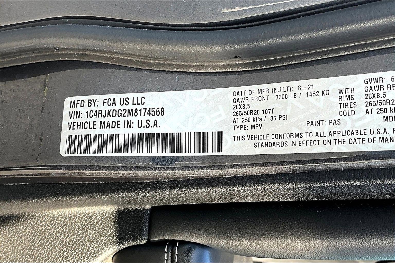 Used 2021 Jeep Grand Cherokee L Overland AWD/4WD image 19
