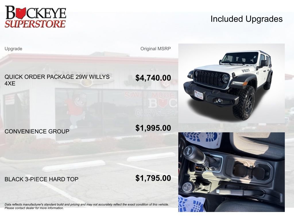 Certified 2025 Jeep Wrangler Willys 4xe image 9