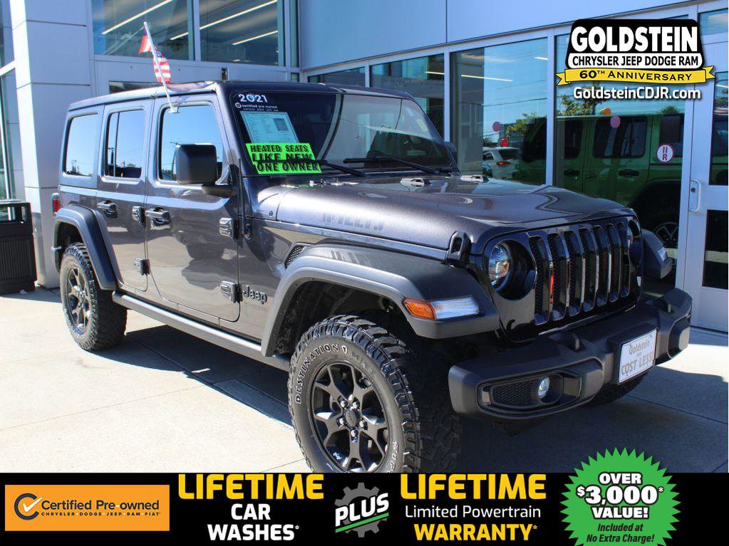 Certified 2021 Jeep Wrangler Unlimited Sport
