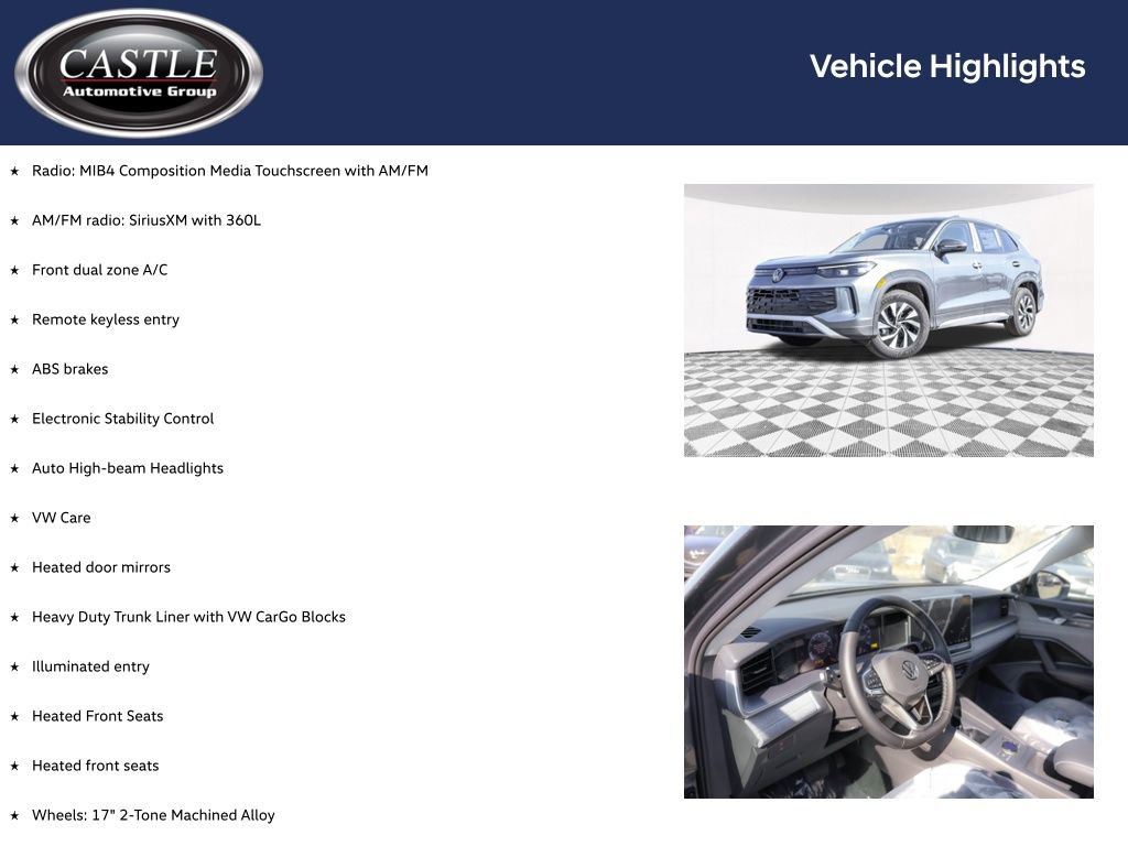 New 2026 Volkswagen Tiguan S FWD image 3