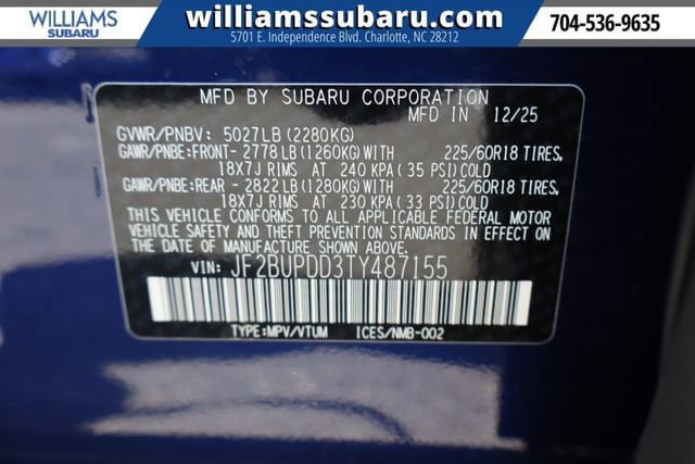 New 2026 Subaru Outback Limited w/ Premium/Limited Package AWD/4WD image 25