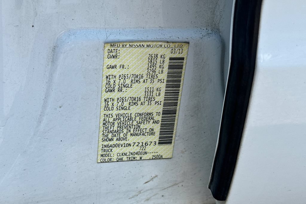 Used 2013 Nissan Frontier SV AWD/4WD image 27