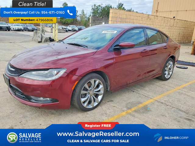 Used 2015 Chrysler 200 S w/ Navigation & Sound Group I image 1