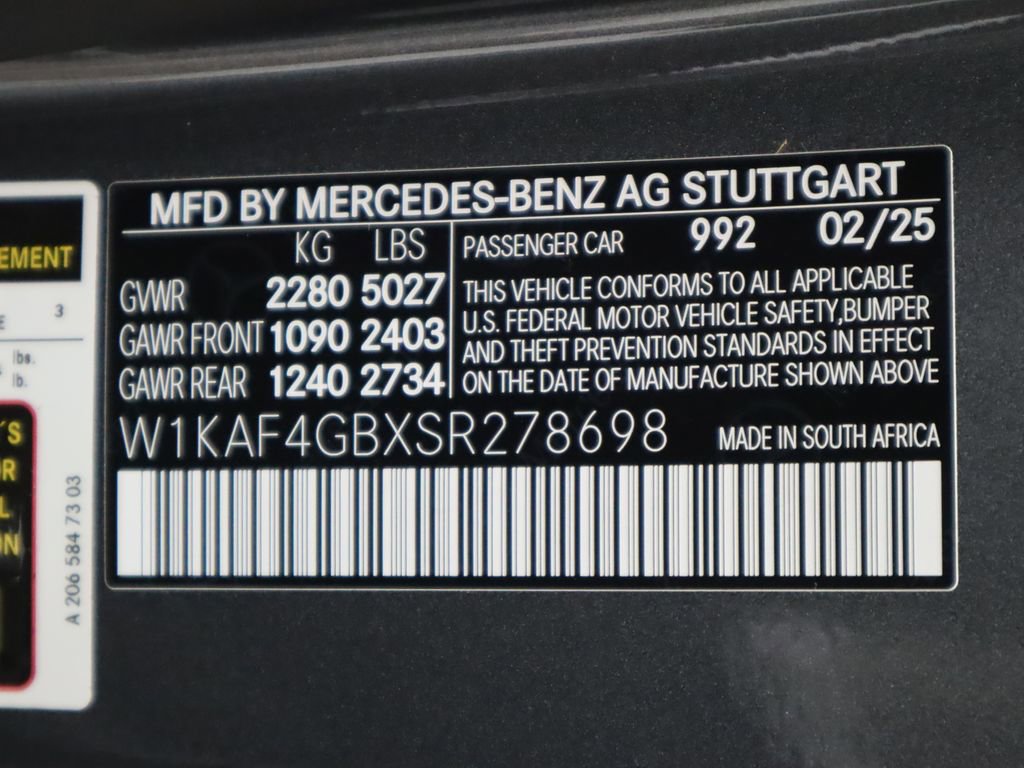 New 2025 Mercedes-Benz C 300 Sedan image 35