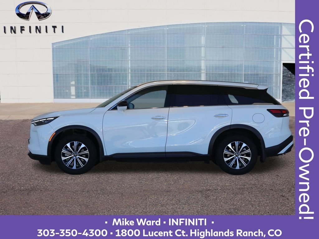 Certified 2025 INFINITI QX60 Pure w/ Cargo Package AWD/4WD image 3