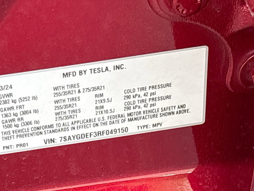 Used 2024 Tesla Model Y Performance AWD/4WD image 32