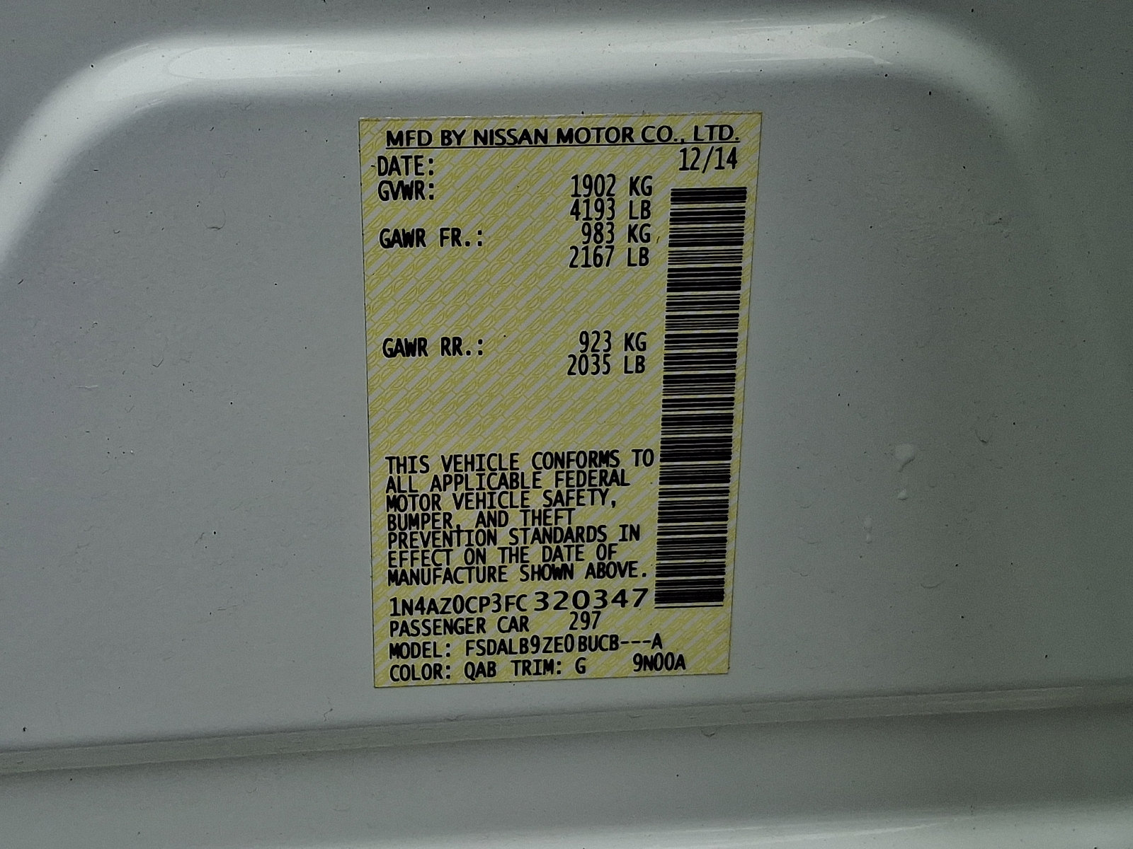 Used 2015 Nissan Leaf S FWD image 27