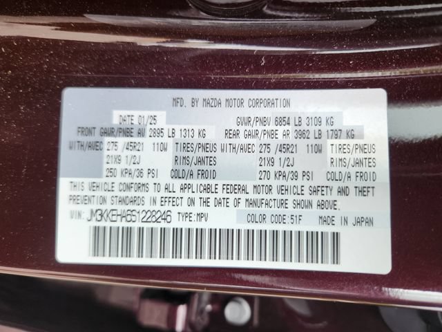Certified 2025 MAZDA CX-90 Plug-In Hybrid w/ Premium Plus AWD/4WD image 26