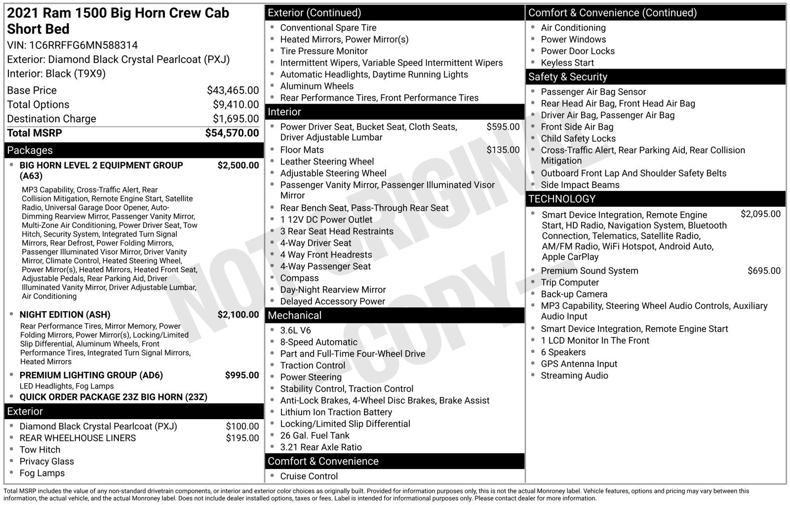 Used 2021 RAM 1500 Big Horn AWD/4WD image 5