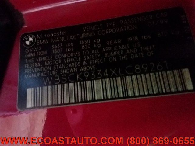 Used 1999 BMW M Roadster RWD image 13