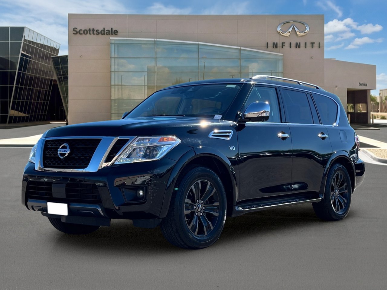 Used 2019 Nissan Armada Platinum w/ Captain's Chairs Package AWD/4WD image 2