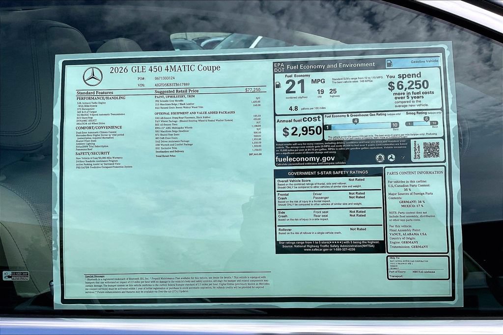 New 2026 Mercedes-Benz GLE 450 4MATIC Coupe image 13