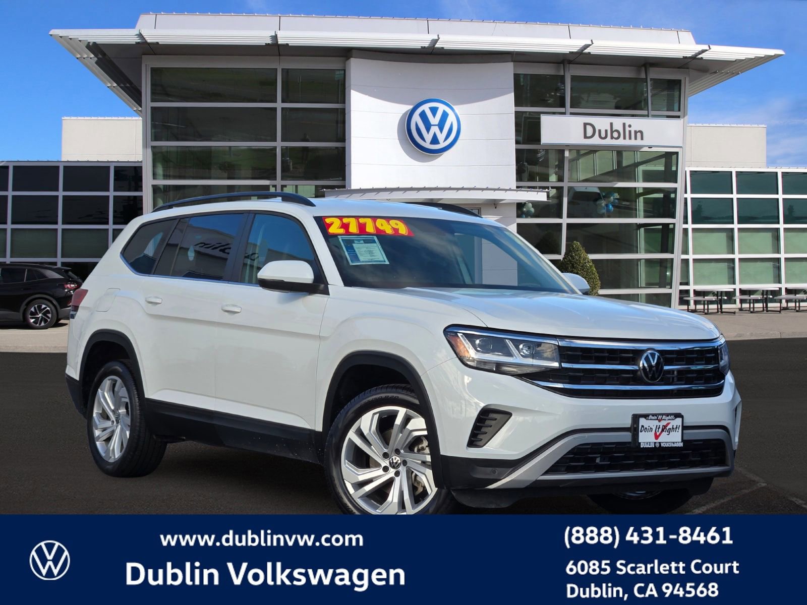Certified 2022 Volkswagen Atlas SE