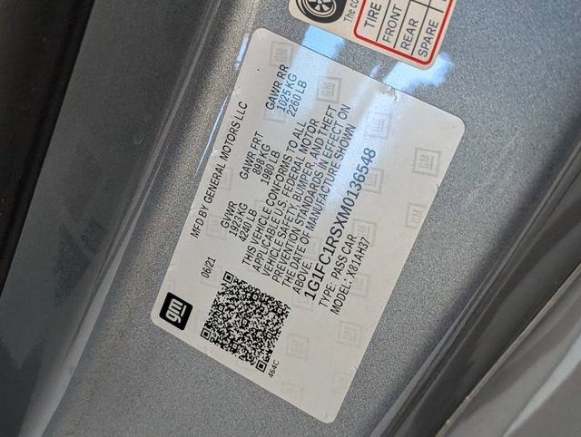 Certified 2021 Chevrolet Camaro LT RWD image 16