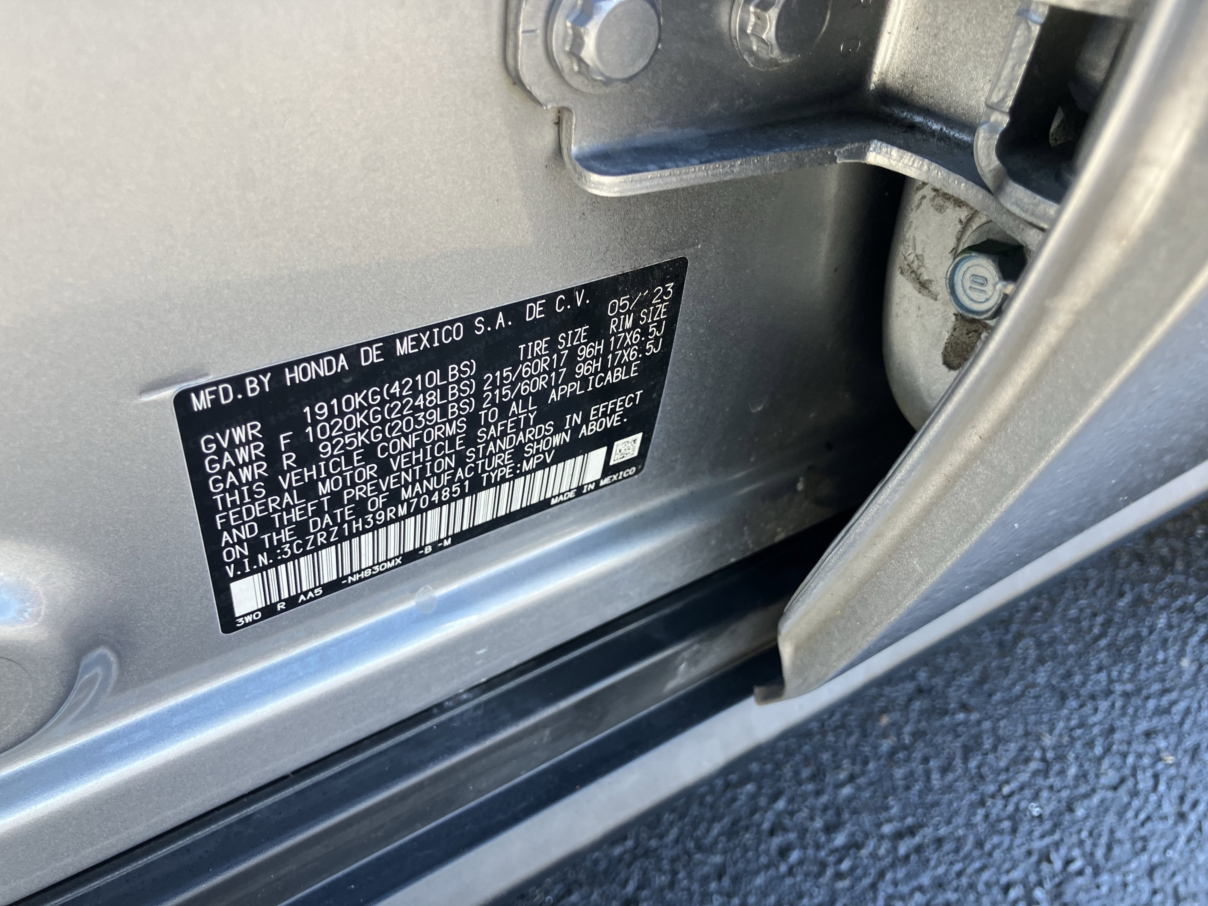 Used 2024 Honda HR-V LX image 30