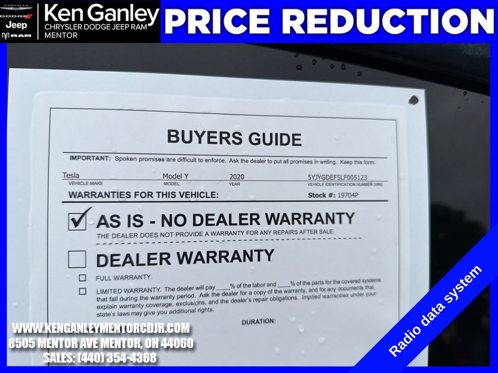 Used 2020 Tesla Model Y Long Range AWD/4WD image 22