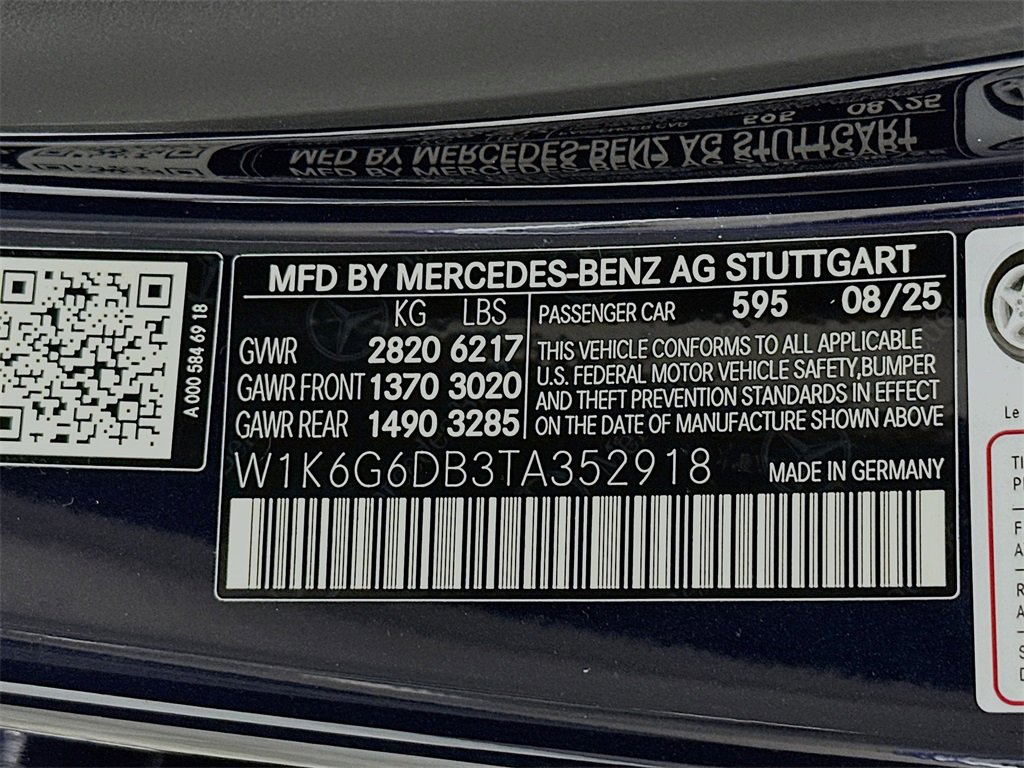 New 2026 Mercedes-Benz S 500 4MATIC image 34