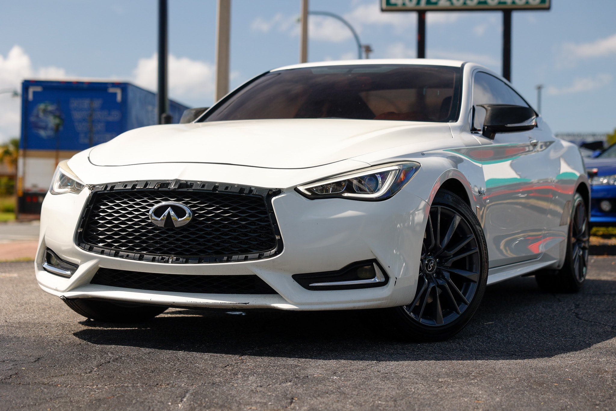 Used 2017 INFINITI Q60 Red Sport 400