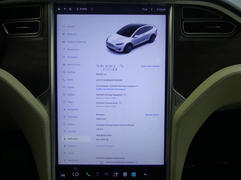 Used 2017 Tesla Model X 100D AWD/4WD image 9