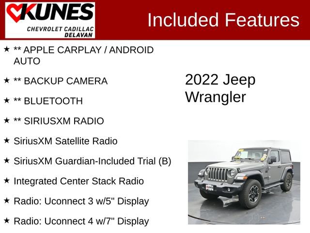 Used 2022 Jeep Wrangler Sport image 3