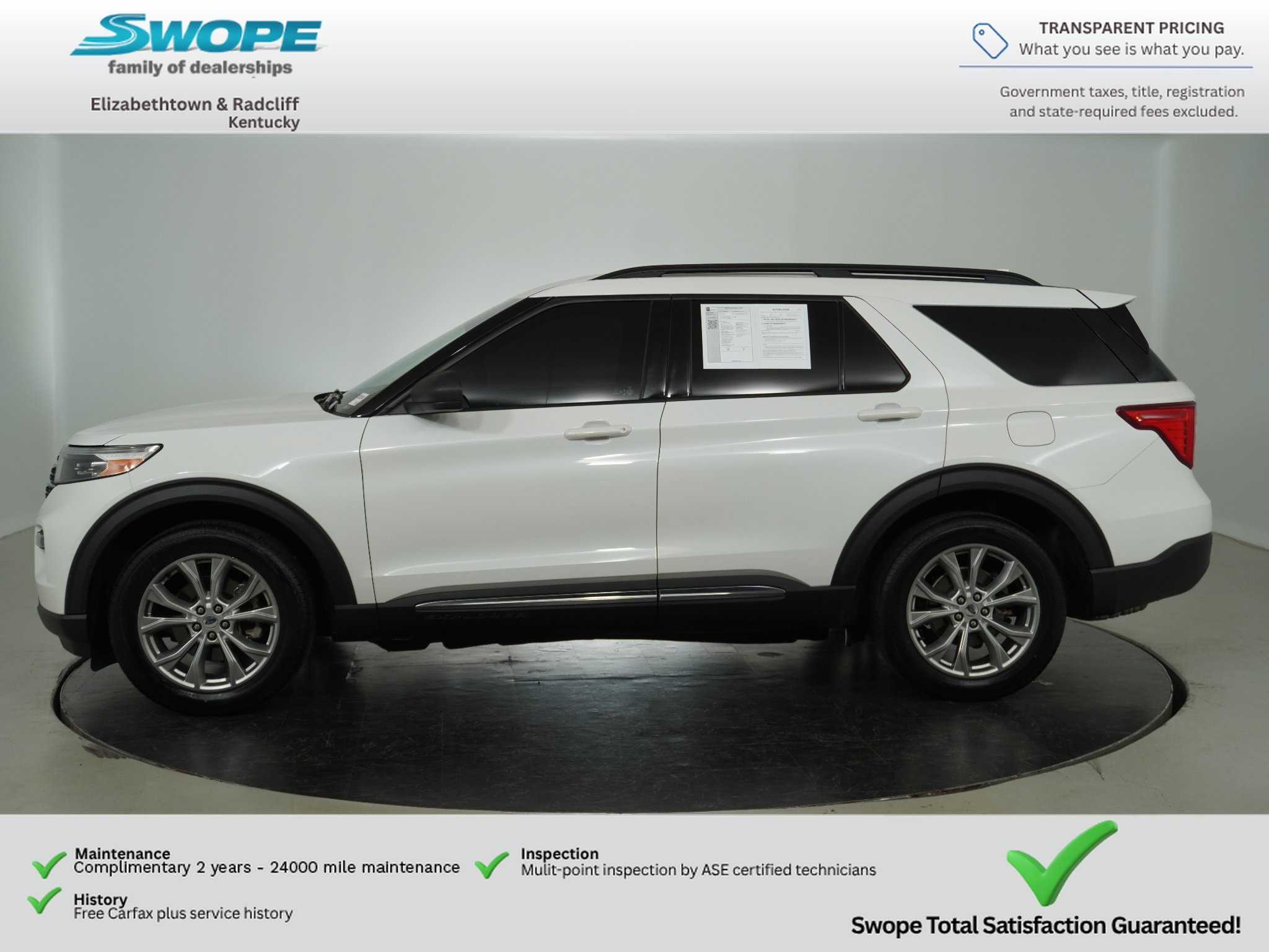 Used 2020 Ford Explorer XLT w/ Equipment Group 202A AWD/4WD image 7