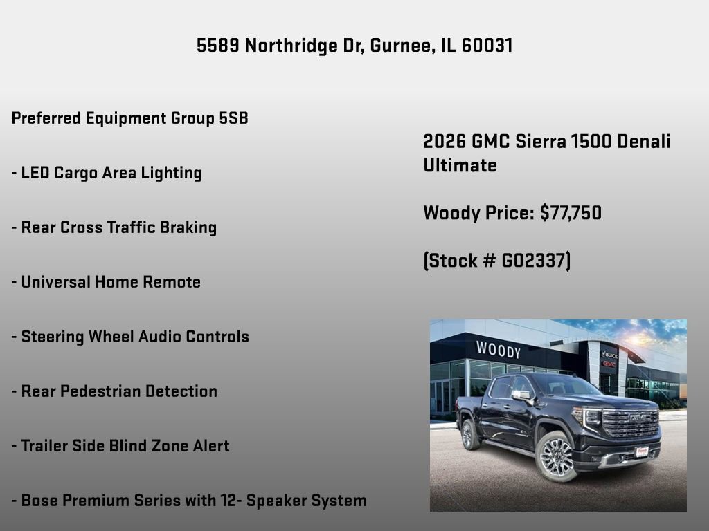 New 2026 GMC Sierra 1500 Denali Ultimate image 36