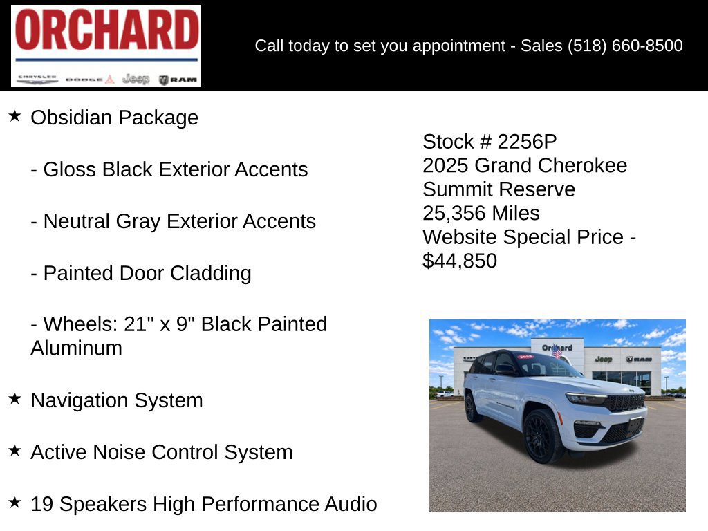 Used 2025 Jeep Grand Cherokee Summit AWD/4WD image 16