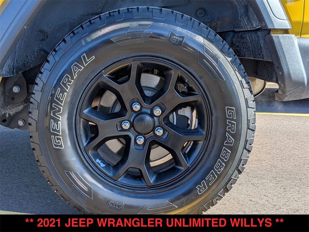 Used 2021 Jeep Wrangler Unlimited Willys image 29