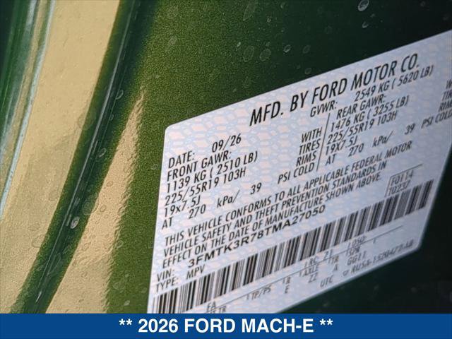 New 2026 Ford Mustang Mach-E Premium w/ Sport Appearance Package RWD image 20