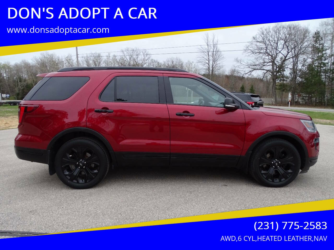 Used 2019 Ford Explorer Sport AWD/4WD image 1