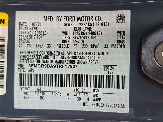 New 2026 Ford Bronco Sport Badlands w/ Sasquatch Badlands Package AWD/4WD image 18